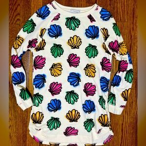 Beautiful Stella McCarney Size 14 Shell Sweatshirt Dress